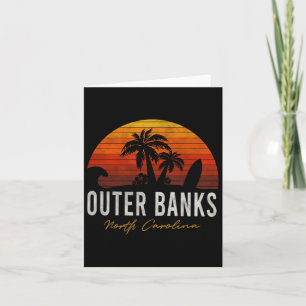 Cartão Outter Banks North Carolina Palms Vacing Trip Sur