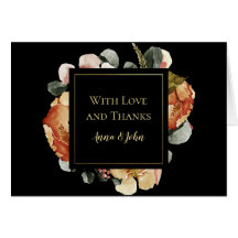 Outubro Blooms sobre o Casamento Negro Obrigado