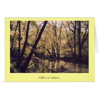 Cartão Outubro em Indiana