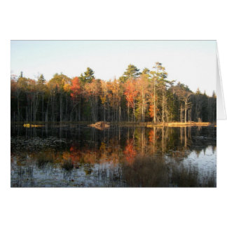 Cartão Outubro em New Hampshire