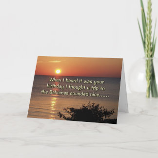 Cartão Ouvi dizer que era seu aniversário