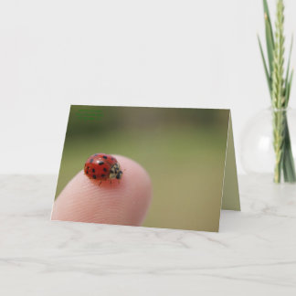 Cartão Ouvi dizer que você pegou uma Inseto