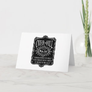 Cartão Over The Hill 60th