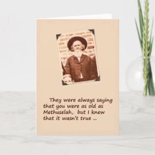 Cartão Over the Hill Birthday Card