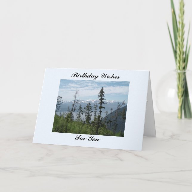 Cartão Over the Mountains (Frente)