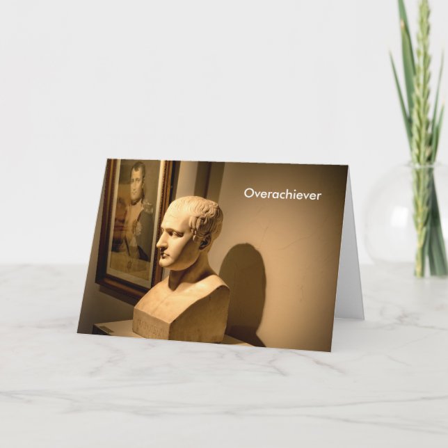 Cartão Overachiever Congratulations Card (Frente)