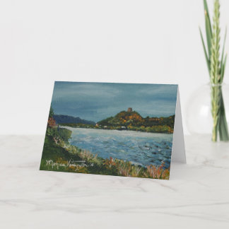 Cartão Overcast at Lake Winona Greeting Card