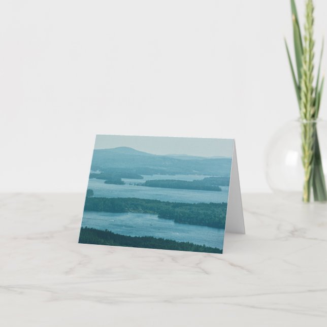 Cartão Overlook Winnipesaukee (Frente)