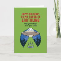 OVNI (Alienígena de terra) favorita Pun Engraçado
