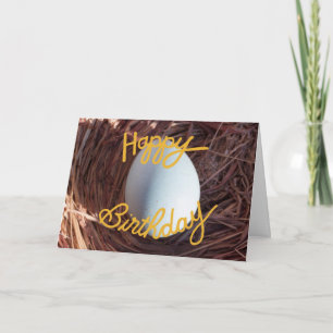 Cartão Ovo de Aniversário