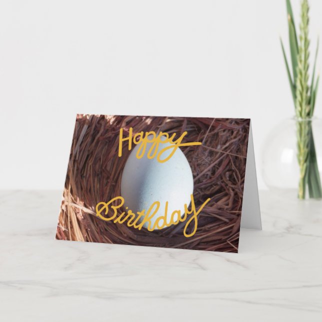 Cartão Ovo de Aniversário (Frente)