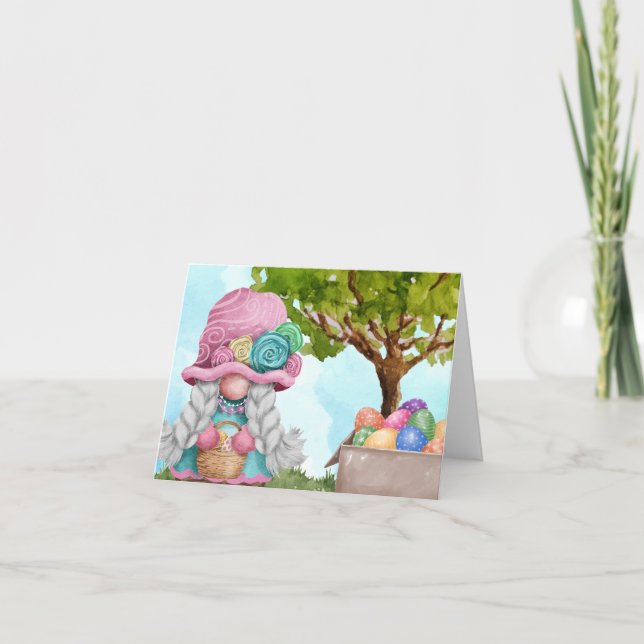 Cartão Ovo de Páscoa (Frente)