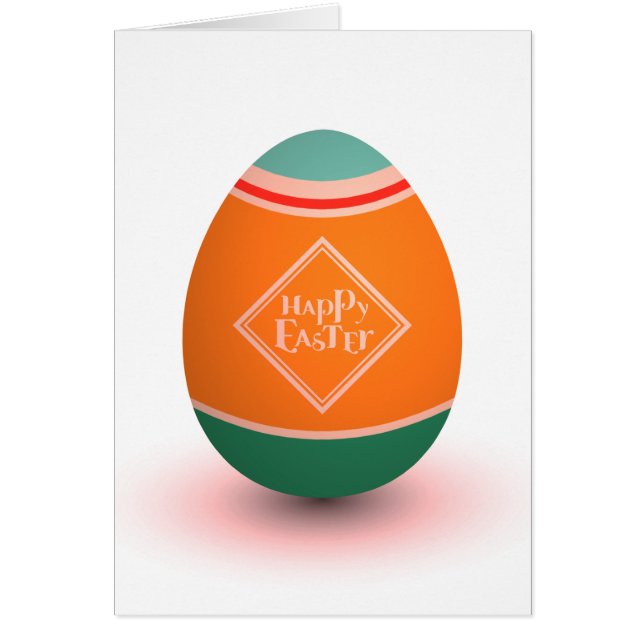 Cartão ovo felz pascoa (Frente)