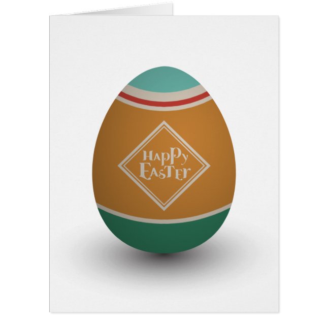 Cartão ovo felz pascoa (Frente)