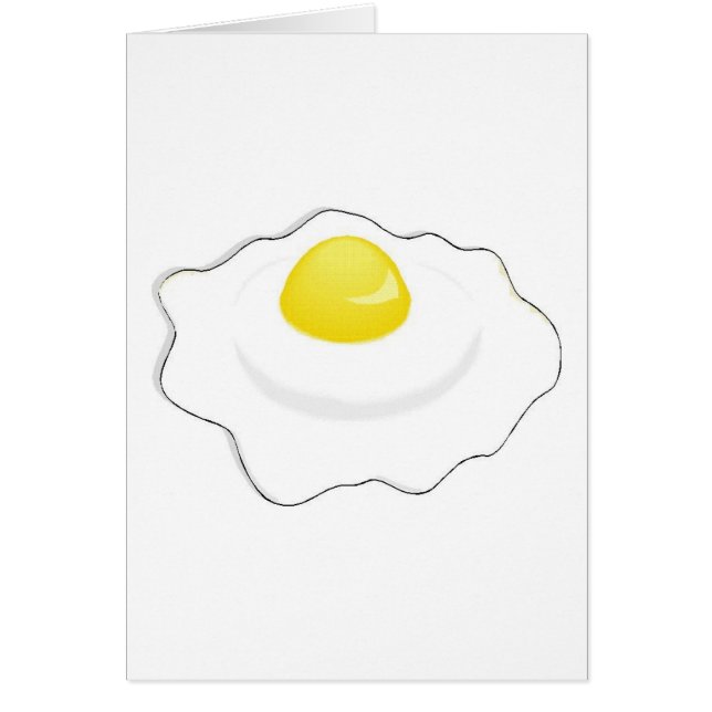 Cartão ovo frito (Frente)