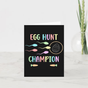 Cartão Ovo Hunt Champion Páscoa Anouncem