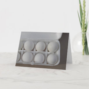 Cartão Ovos Brancos
