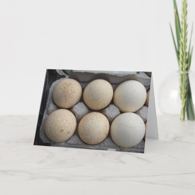 Cartão Ovos de Turquia (Frente)