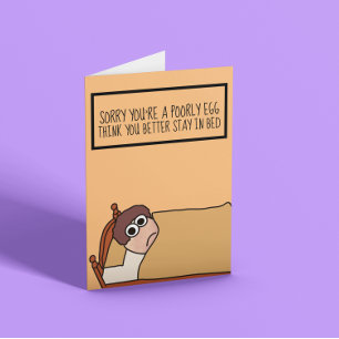 Cartão Ovos Engraçados Ficam Bem