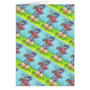 CARTÃO OVOS MAIS LESES, FLAMINGO DE PINCO BONITO, PLACA V