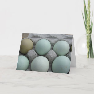 Cartão Ovos Verdes