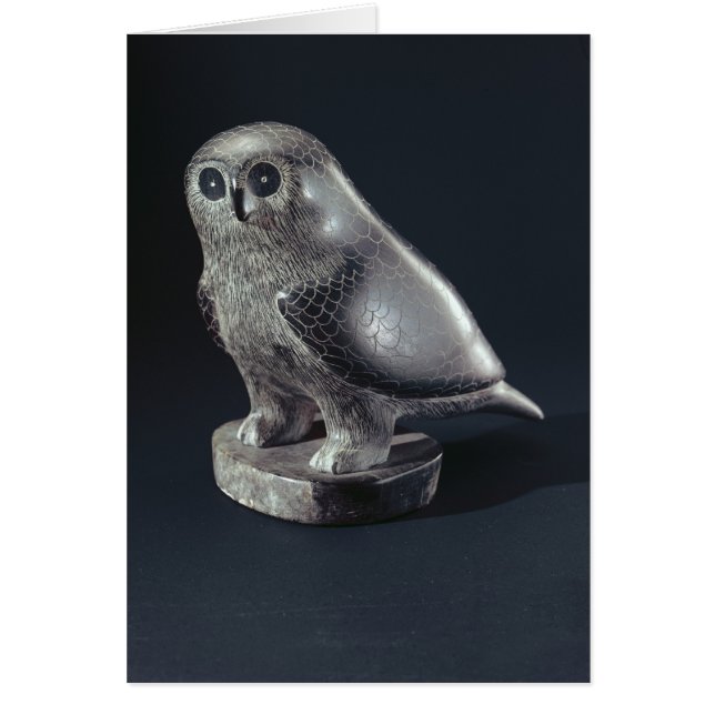 Cartão Owl, de Cape Dorset (Frente)