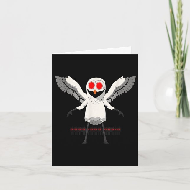 Cartão Owl In The Forest Kids 99 Nights Halloween Y Video (Frente)