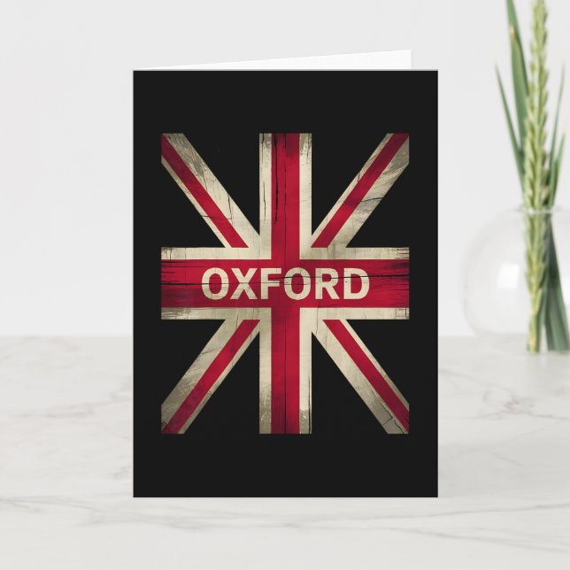 Cartão Oxford England Britain Uk History Vacation Souveni (Frente)