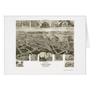 Cartão Oxford, mapa panorâmico do PA - 1907