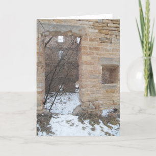 Cartão "Oxford Mill Entrance" Christmas Card