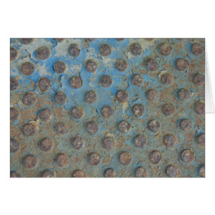 Cartão Oxidação e pintura azul