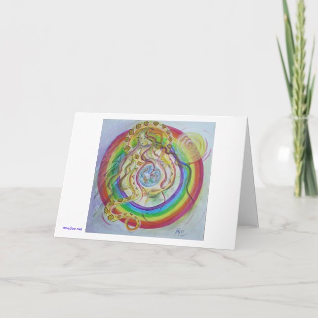 Cartão Oxumare - Grußkarte (Frente)