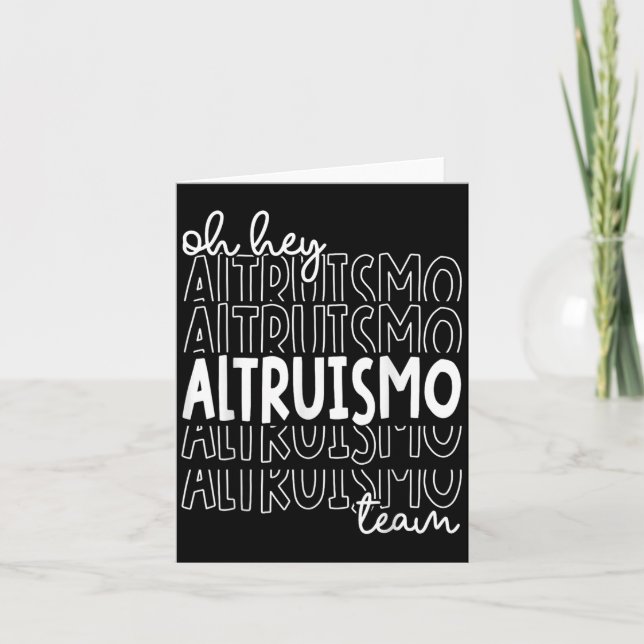 Cartão Oy Altruismo Equipe House Of Givers Rca School S (Frente)