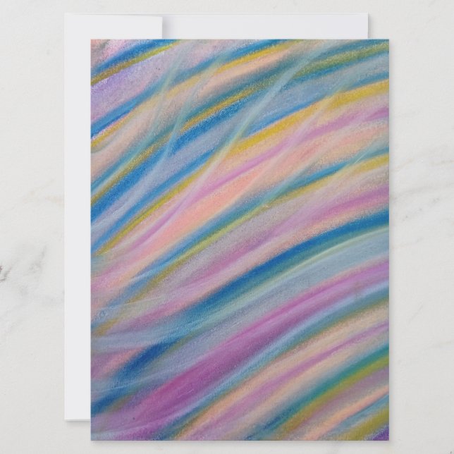 Cartão P6 Unique Colorful Abstract Art (Frente)