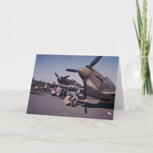 Cartão P-51 Mustang, 1942