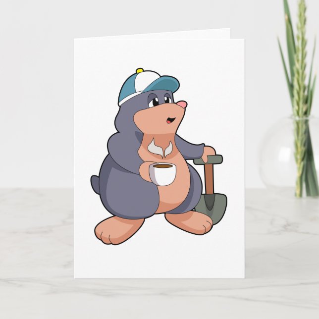 Cartão Pá de Toupeira (Frente)