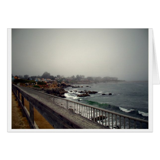 Cartão Pacific Grove, Califórnia, EUA (Frente Horizontal)