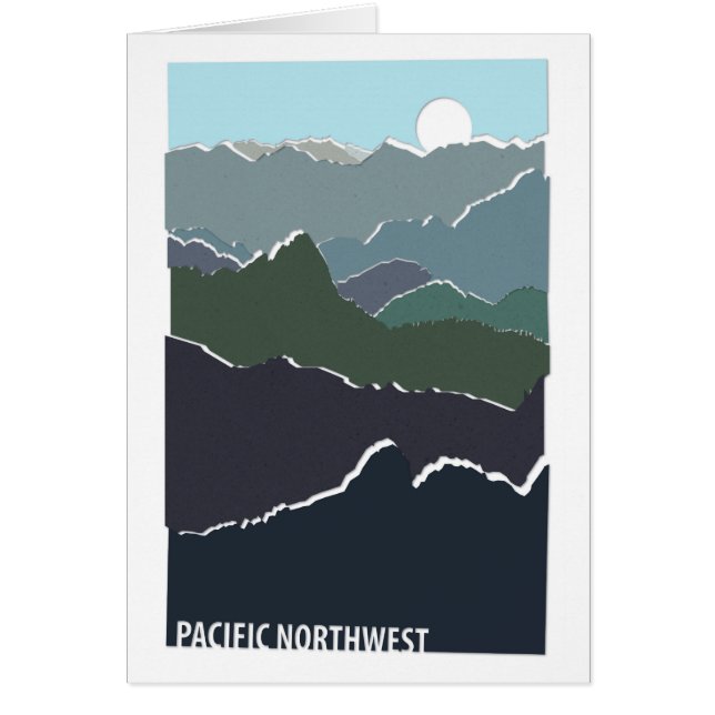 Cartão Pacific Northwest Greeting Card (Frente)