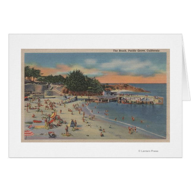 Cartão Pacífico Grove, CA (Frente Horizontal)