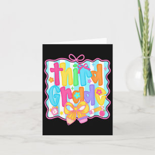 Cartão Pacote Floral De Primeiro Dia Do Terceiro Grau Par