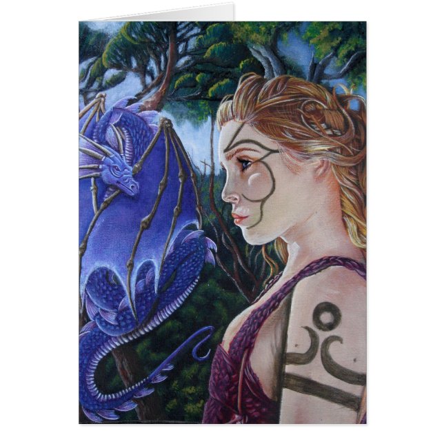 Cartão Pacto mais doméstico do dragão - ar (Frente)