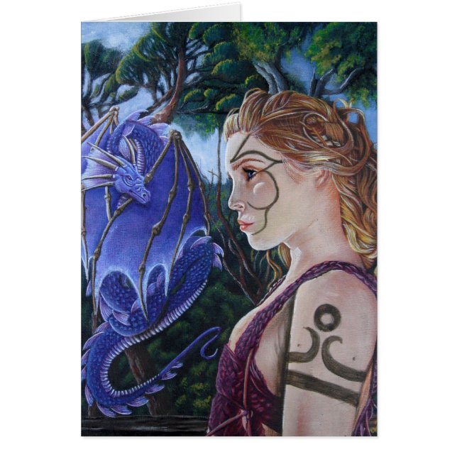 Cartão Pacto mais doméstico do dragão - ar (Frente)