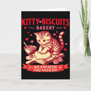 Cartão Padaria Kitty Biscuits Nós Amassamos Em Você Preci