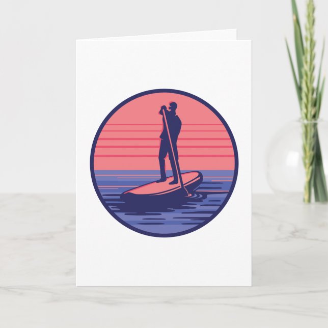 CARTÃO PADDLEBOARDS DE STANDUP (Frente)
