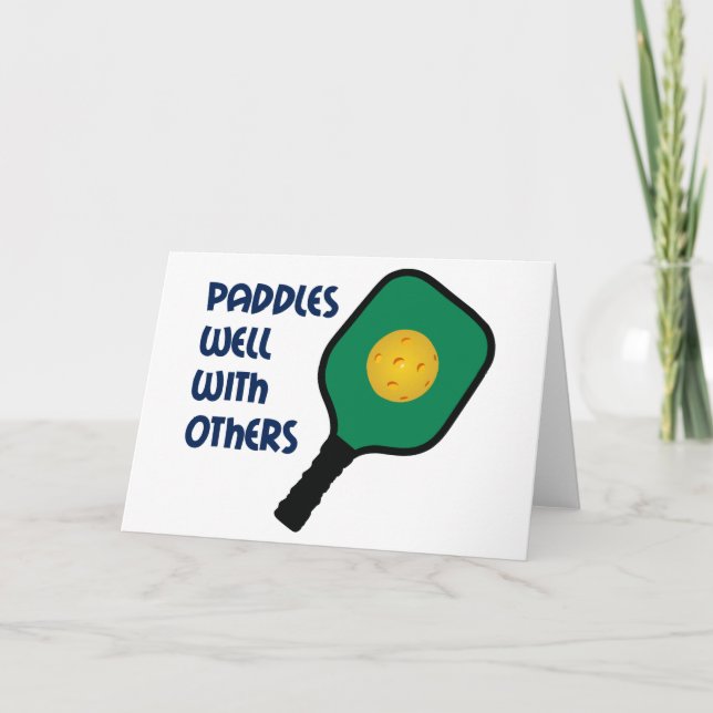 Cartão Paddles Bem (Frente)