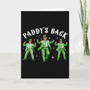 Cartão Paddy's Ck Engraçado Trump Dia de São Patrício Sor
