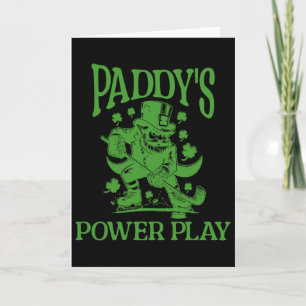 Cartão Paddy's Power Play Hockey Shamrock _1