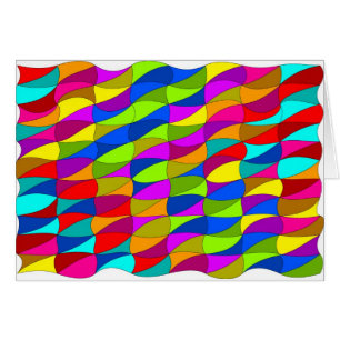 Cartão Padrão confuso de potência de flores