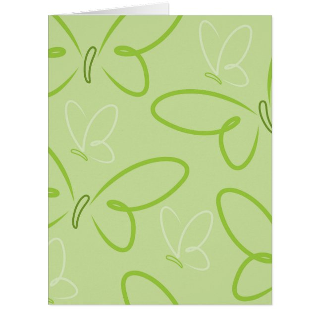 Cartão Padrão da borboleta (Frente)