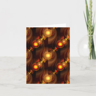 Cartão Padrão de Arte Abstrata Boho Elegante Moderno Dour